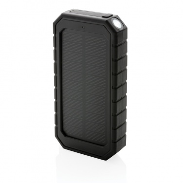 Logotrade corporate gifts photo of: RCS recycled plastic Solar powerbank with 10W Wireless