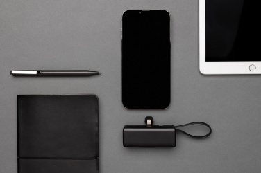 Logotrade promotional gift image of: Powerlink RCS rplastic 3000 mAh powerbank iOS connector