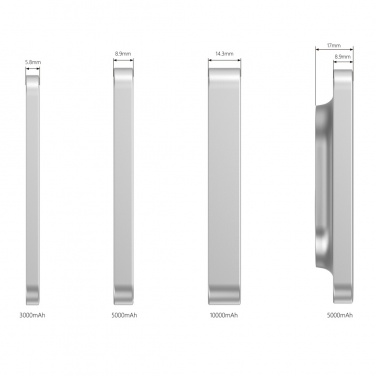 Logotrade promotional merchandise image of: Urban Vitamin Malibu RCS plastic/alu 5000 mah powerbank