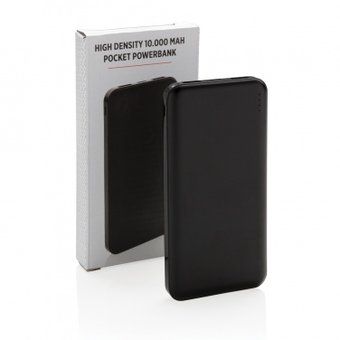 Logo trade promotional products image of: High Density 10.000 mAh Pocket Powerbank