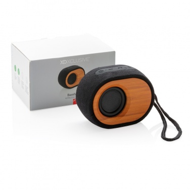 Logo trade promotional items image of: Bamboo X  speaker