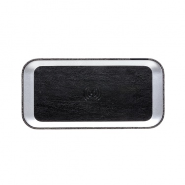 Logo trade corporate gifts picture of: Vogue wireless charging speaker