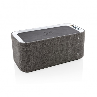 Logo trade promotional gift photo of: Vogue wireless charging speaker