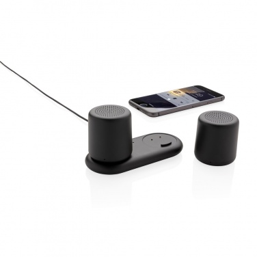 Logotrade corporate gift image of: Double induction charging speaker