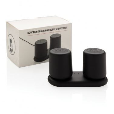 Logotrade advertising product image of: Double induction charging speaker