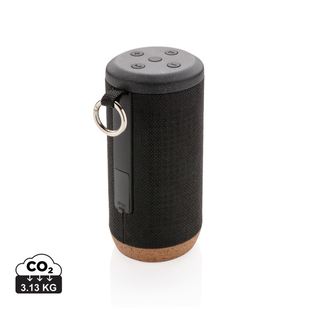 Logotrade promotional products photo of: Baia 10W wireless speaker, cork
