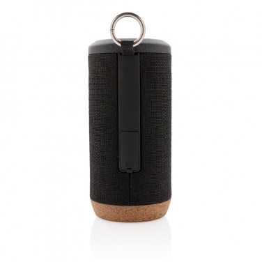 Logo trade promotional items image of: Baia 10W wireless speaker, cork