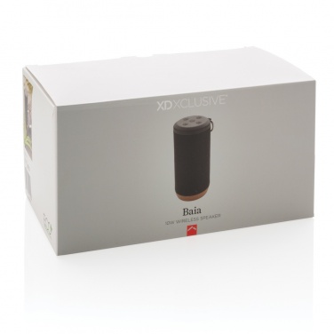 Logo trade business gift photo of: Baia 10W wireless speaker, cork