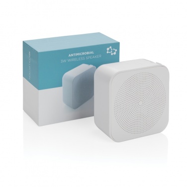 Logo trade promotional merchandise photo of: 3W antimicrobial wireless speaker