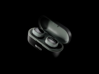 Logo trade promotional products image of: Swiss peak TWS earbuds