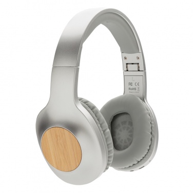Logotrade promotional item picture of: Dakota Bamboo wireless headphone