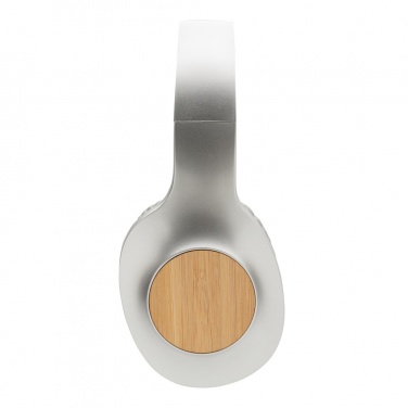 Logo trade corporate gifts picture of: Dakota Bamboo wireless headphone