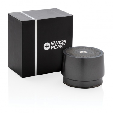 Logotrade promotional item image of: Swiss peak 5W wireless bass speaker