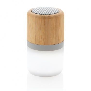 Logotrade corporate gift picture of: Bamboo colour changing 3W speaker light