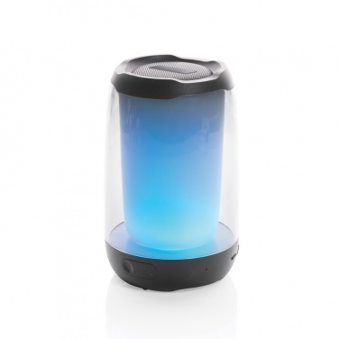 Logo trade promotional item photo of: RCS recycled plastic Lightboom 5W speaker