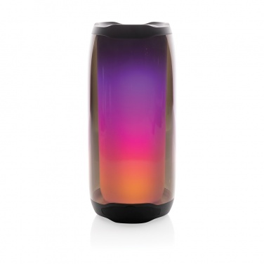 Logo trade promotional merchandise picture of: RCS recycled plastic Lightboom 10W speaker