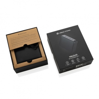 Logo trade promotional merchandise image of: Urban Vitamin Vallejo RCS rplastic 3W speaker IPX 7