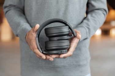 Logo trade business gifts image of: Urban Vitamin Palo Alto RCS rplastic headphone