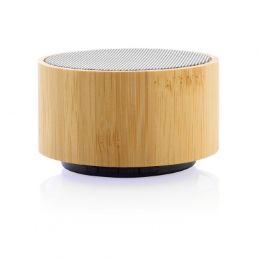 Logotrade business gifts photo of: RCS recycled plastic and bamboo 3W wireless speaker