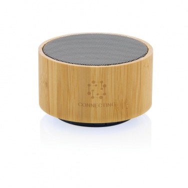 Logotrade promotional giveaway picture of: RCS recycled plastic and bamboo 3W wireless speaker