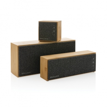 Logo trade promotional merchandise picture of: Wynn 5W bamboo wireless speaker