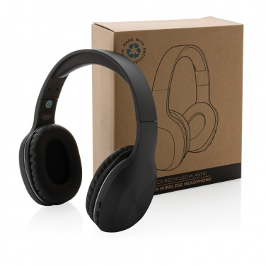 Logo trade corporate gift photo of: RCS recycled plastic JAM wireless headphone