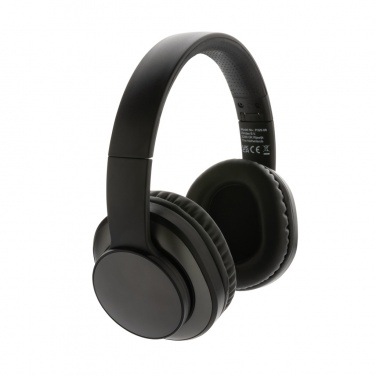 Logo trade corporate gift photo of: Terra RCS recycled aluminium wireless headphone