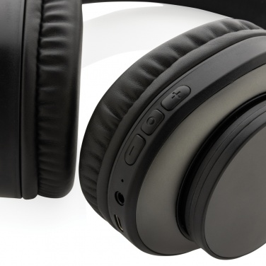 Logo trade business gifts image of: Terra RCS recycled aluminium wireless headphone