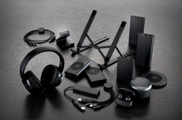 Logotrade promotional products photo of: Terra RCS recycled aluminium wireless headphone