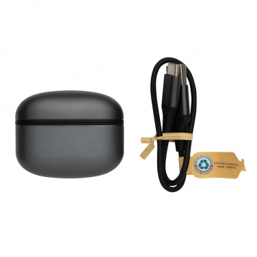 Logotrade promotional gift picture of: Terra RCS recycled aluminium wireless earbuds