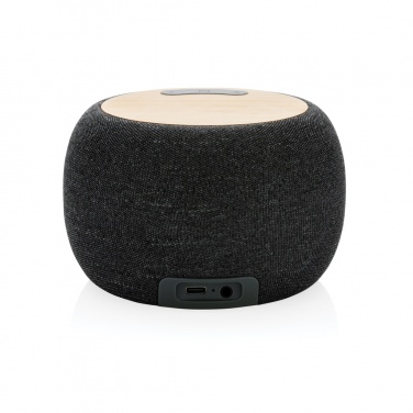Logo trade advertising products picture of: RCS Rplastic/PET and bamboo 5W speaker
