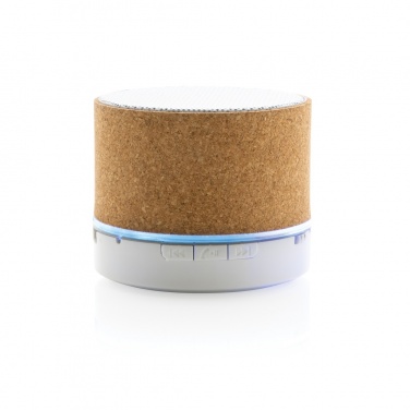 Logo trade corporate gifts picture of: Cork 3W wireless speaker