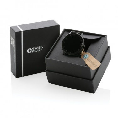 Logo trade promotional giveaways image of: Swiss Peak RCS recycled TPU Watch