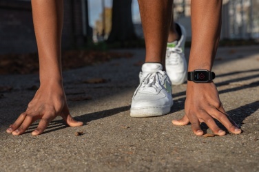 Logo trade corporate gift photo of: RCS recycled TPU  activity watch 1.47'' screen with HR