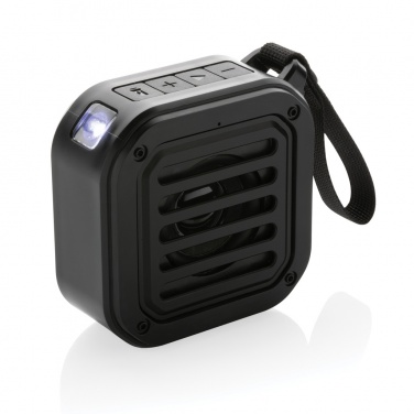 Logotrade corporate gift picture of: 3W RCS recycled plastic wireless sunwave solar speaker