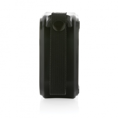 Logo trade promotional product photo of: 3W RCS recycled plastic wireless sunwave solar speaker