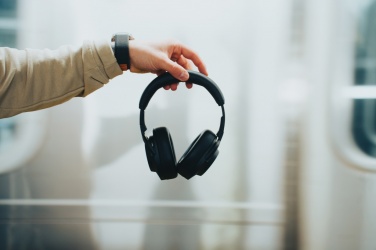 Logotrade business gifts photo of: Irvine RCS recycled and repairable ANC wireless headphone