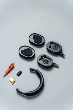 Logo trade business gifts image of: Irvine RCS recycled and repairable ANC wireless headphone