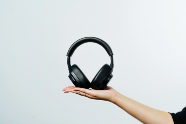 Logo trade advertising products picture of: Irvine RCS recycled and repairable ANC wireless headphone