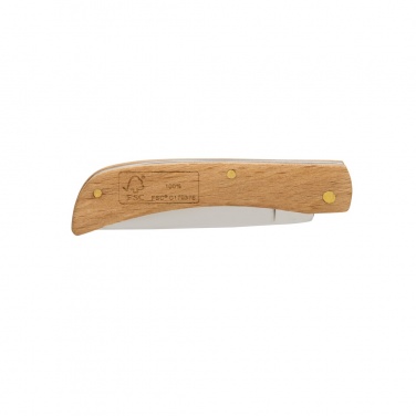 Logo trade promotional items image of: Wooden knife
