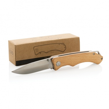 Logotrade promotional merchandise picture of: Wooden outdoor knife