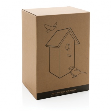 Logo trade promotional items picture of: Wooden birdhouse