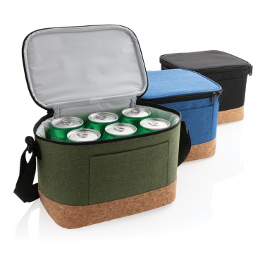 Logo trade advertising products picture of: Two tone cooler bag with cork detail