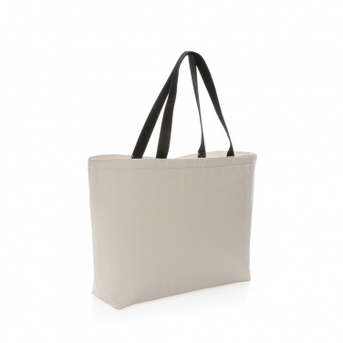 Logo trade promotional giveaways image of: Impact Aware™ 285 gsm rcanvas large cooler tote undyed