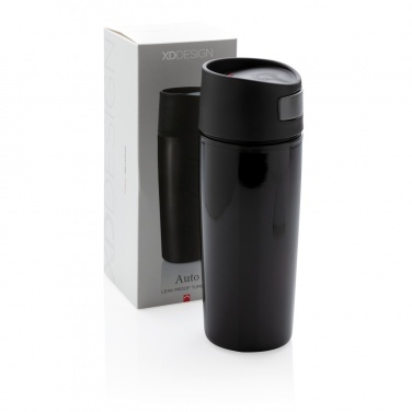 Logo trade corporate gifts image of: Auto leak proof tumbler