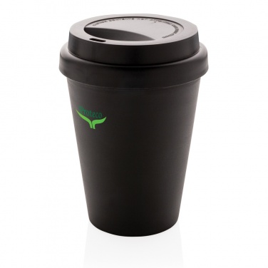 Logo trade promotional products image of: Reusable double wall coffee cup 300ml