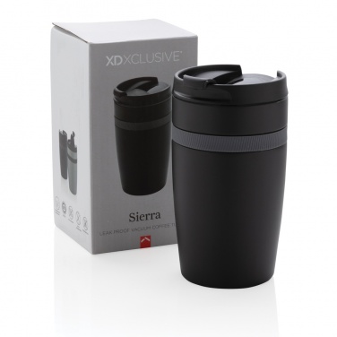Logo trade promotional items image of: Sierra leak proof vacuum coffee tumbler