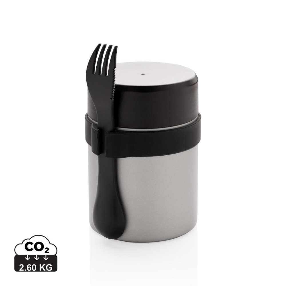 Logo trade advertising products image of: Bogota food flask with ceramic coating