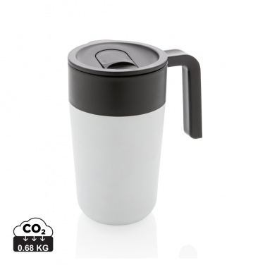 Logotrade advertising products photo of: GRS Recycled PP and SS mug with handle
