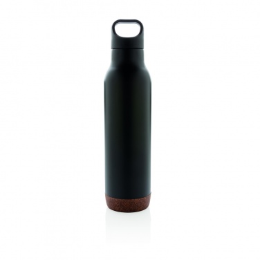 Logo trade promotional giveaways picture of: Cork leakproof vacuum flask